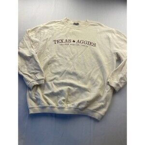 University Of Texas A&M Aggies Sweatshirt‎ Small Cream Collegiate Outfitters